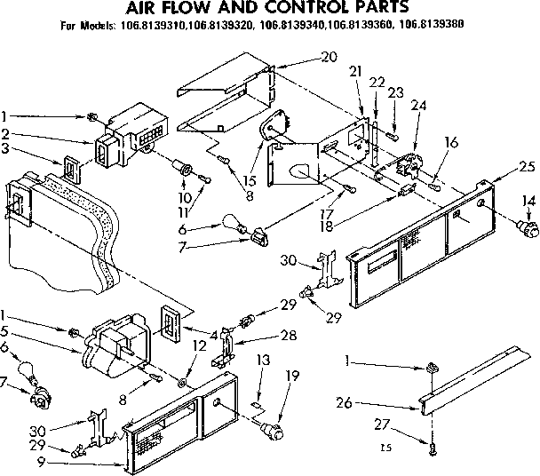 AIR FLOW AND CONTROL PARTS