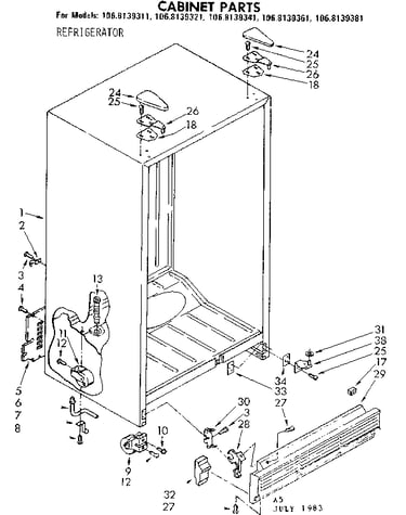 Cabinet parts