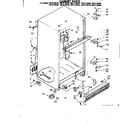 Kenmore 1068139500 cabinet parts diagram