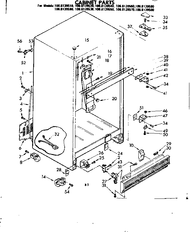 CABINET PARTS