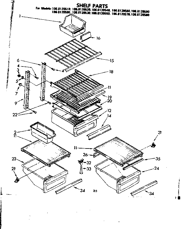 SHELF PARTS
