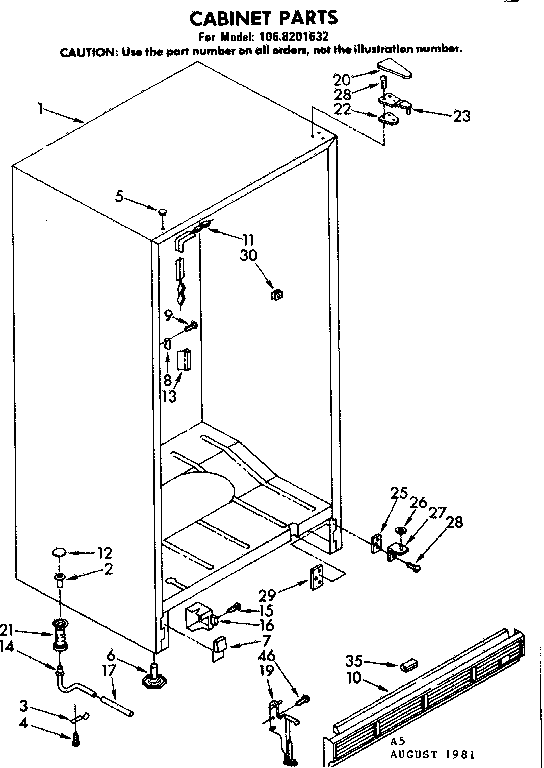 Cabinet parts