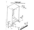 Kenmore 1068201650 cabinet parts diagram