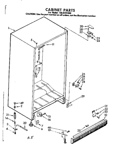 Cabinet parts