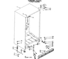 Kenmore 1068201652 cabinet parts diagram