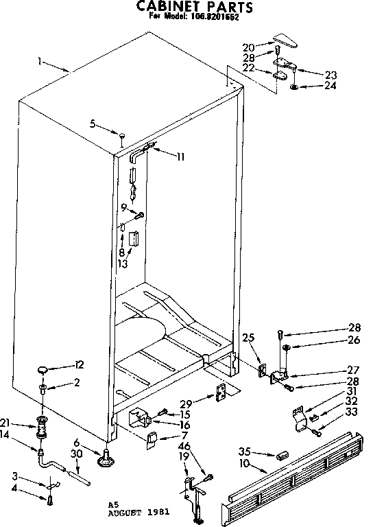 Cabinet parts