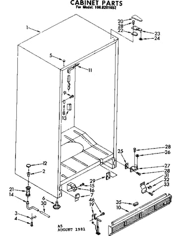 Cabinet parts
