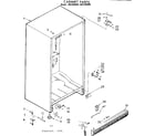 Kenmore 1068202080 cabinet parts diagram