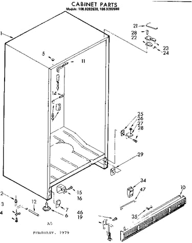 Cabinet parts