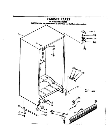 Cabinet parts