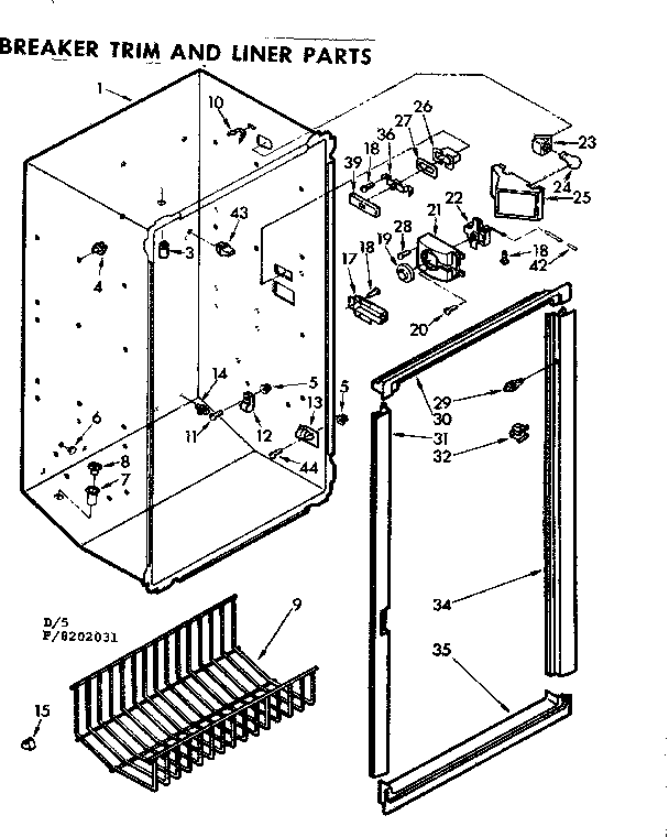 BREAKER TRIM AND LINER PARTS