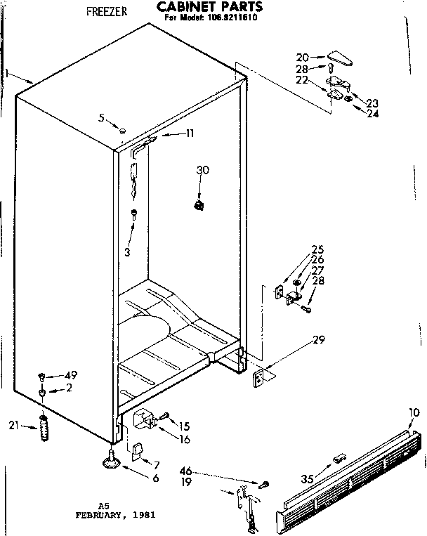 CABINET PARTS