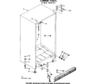 Kenmore 1068211611 cabinet parts diagram