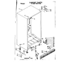 Kenmore 1068211650 cabinet parts diagram