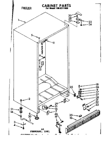 Cabinet parts