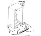 Kenmore 1068211660 cabinet parts diagram