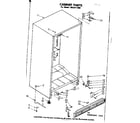 Kenmore 1068211680 cabinet parts diagram