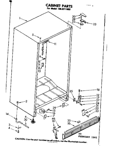 Cabinet parts