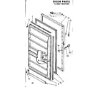 Kenmore 1068212030 door parts diagram