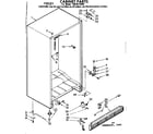 Kenmore 1068212050 cabinet parts diagram