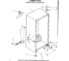 Kenmore 1068221380 cabinet parts diagram