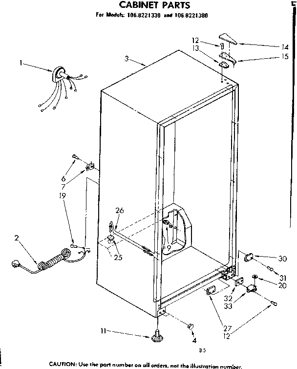 Cabinet parts
