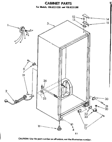 Cabinet parts