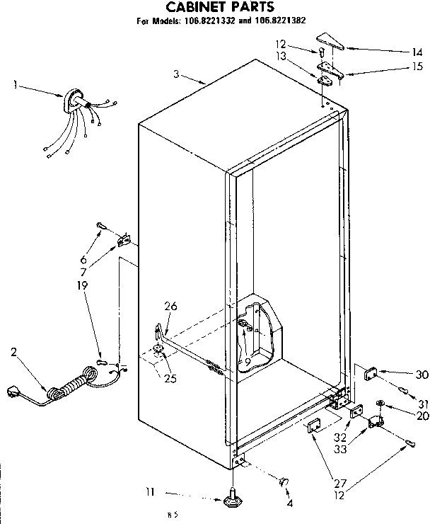 Cabinet parts