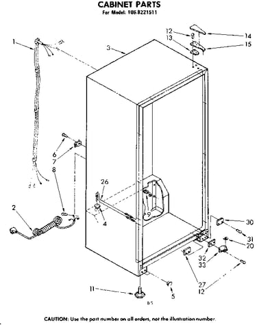 Cabinet parts