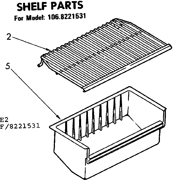 Shelf parts