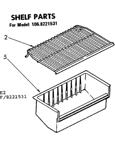 Shelf parts