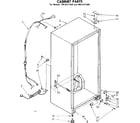 Kenmore 1068221580 cabinet parts diagram