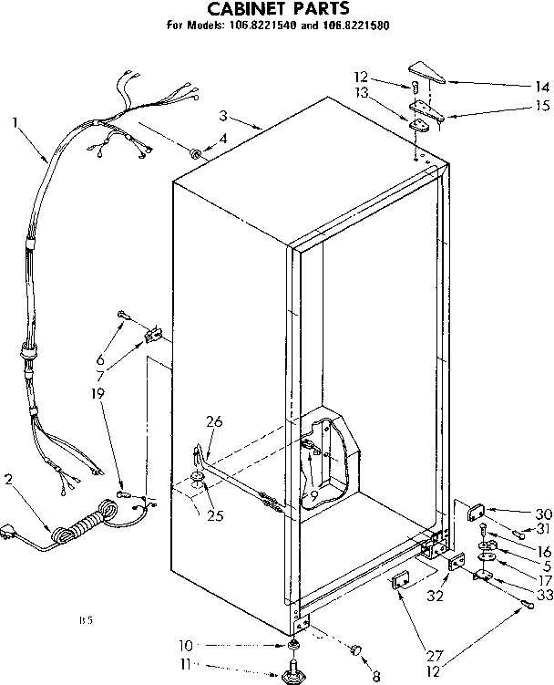 Cabinet parts