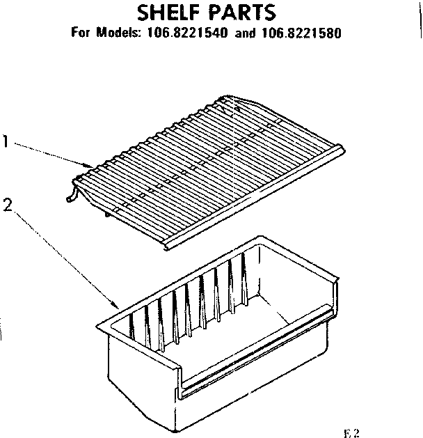 Shelf parts