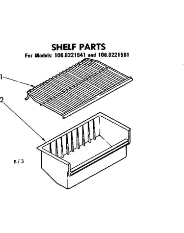 Shelf parts