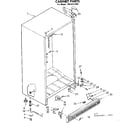 Kenmore 1068221660 cabinet parts diagram