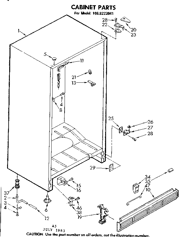 CABINET PARTS