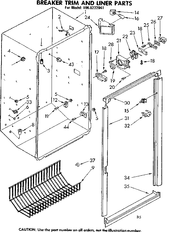 BREAKER TRIM & LINER PARTS