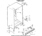 Kenmore 1068232070 cabinet parts diagram