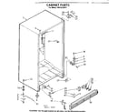 Kenmore 1068232071 cabinet parts diagram