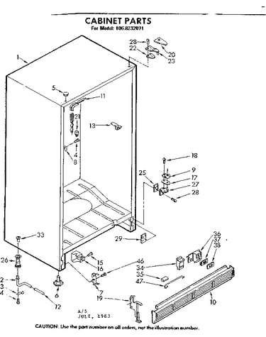 Cabinet parts