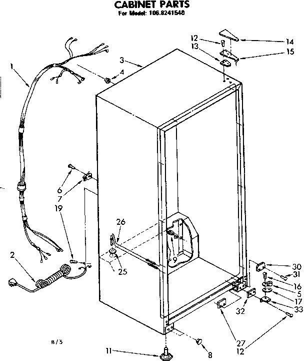 Cabinet parts