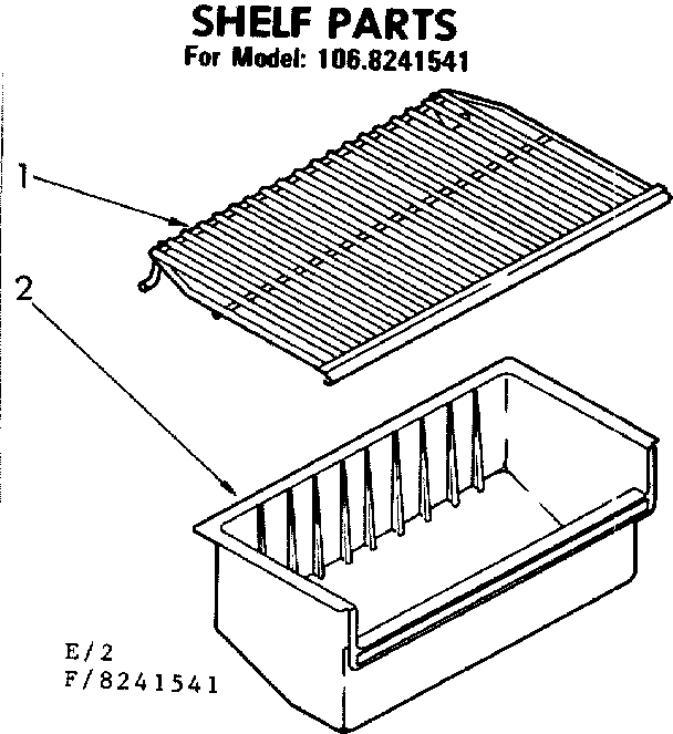 Shelf parts