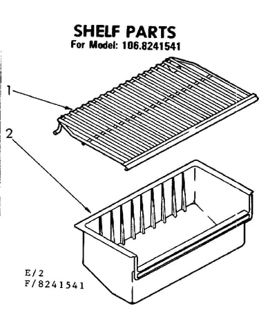 Shelf parts