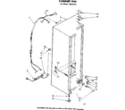 Kenmore 1068241580 cabinet parts diagram