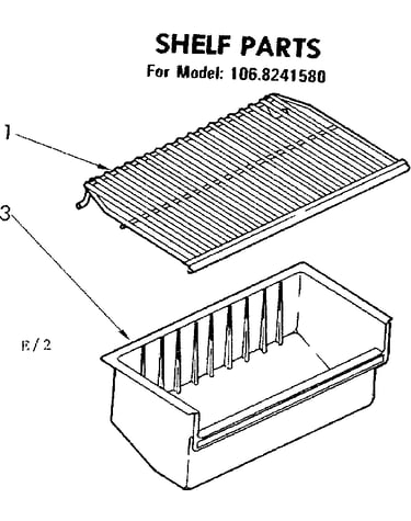 Shelf parts