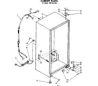 Kenmore 1068241581 cabinet parts diagram