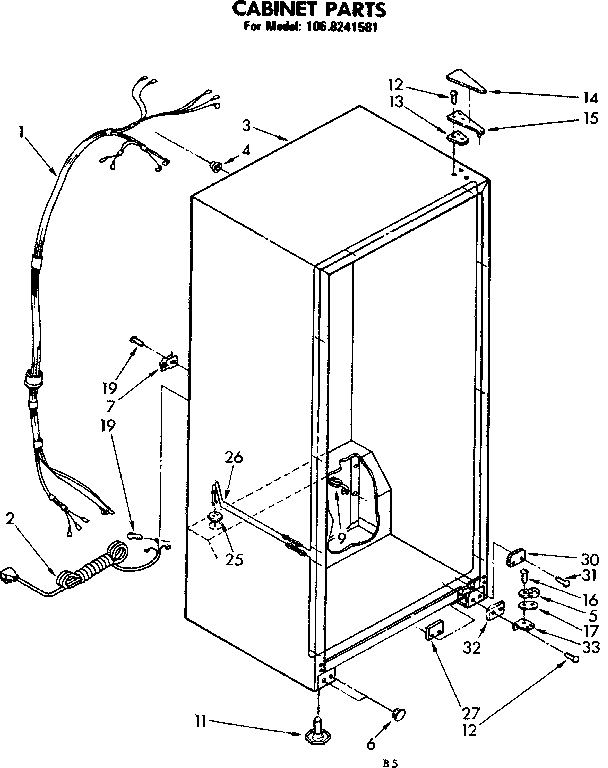 Cabinet parts