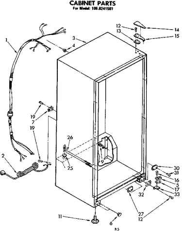 Cabinet parts