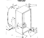 Kenmore 1068241582 cabinet parts diagram